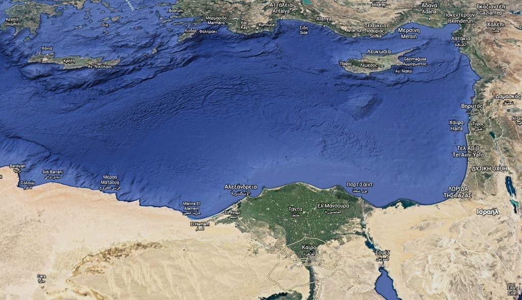 Ο ΧΑΡΤΗΣ ΤΗΣ ΑΝΑΤΟΛΙΚΗΣ ΜΕΣΟΓΕΙΟΥ Η