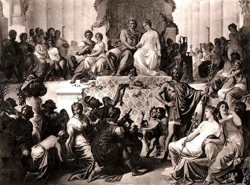 ΟΙ ΓΑΜΟΙ ΣΤΑ ΣΟΥΣΑ Χαρακτικό του 19 ου αιώνα Πηγή