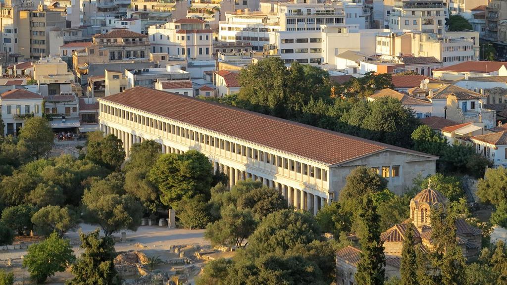 Η στοά του Αττάλου στην αρχαία αγορά της Αθήνας Πηγή εικόνας: