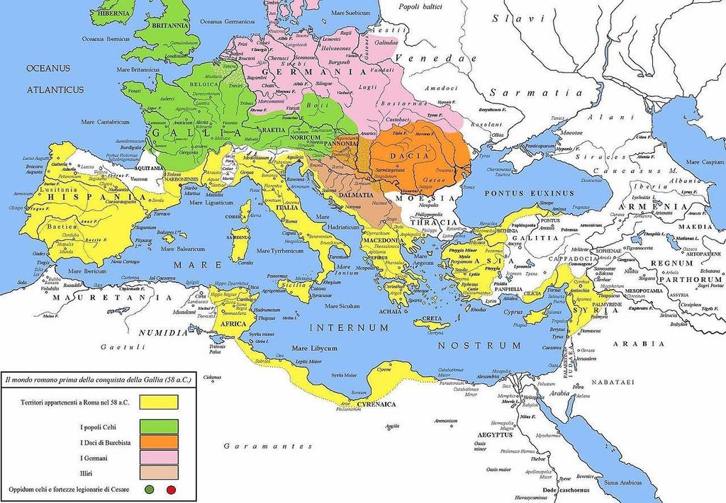 Η ΡΩΜΗ ΤΟ 58 π.χ. Πηγή εικόνας: https://de.wikipedia.