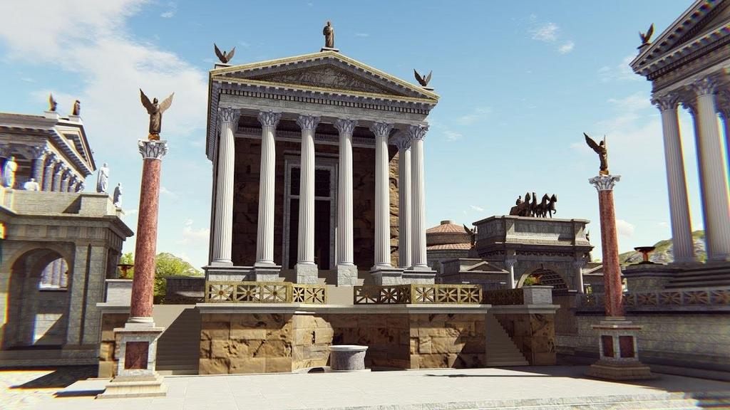 FORUM ROMANUM ΡΩΜΑΪΚΗ ΑΓΟΡΑ Καλλιτεχνική απεικόνιση