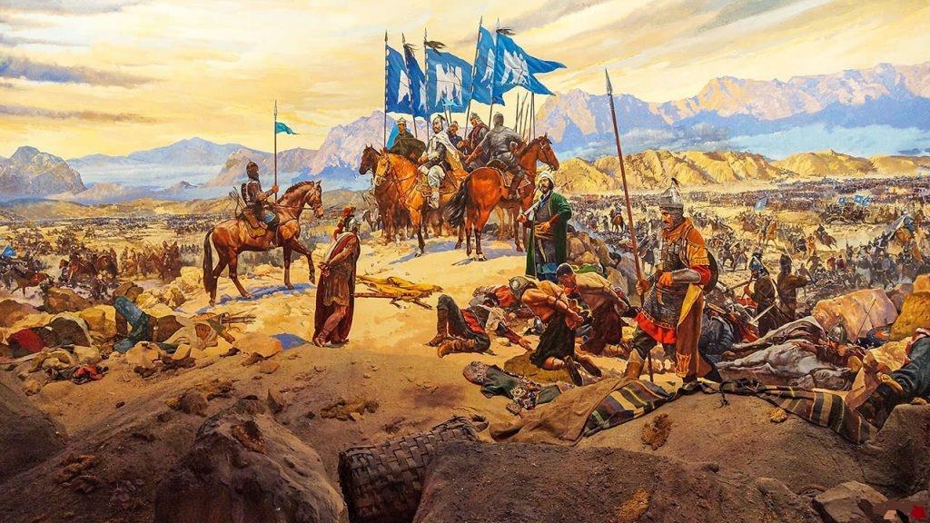 Διόραμα της μάχης του Ματζικέρτ - Η σύλληψη του αυτοκράτορα Ρωμανού Δ Στρατιωτικό