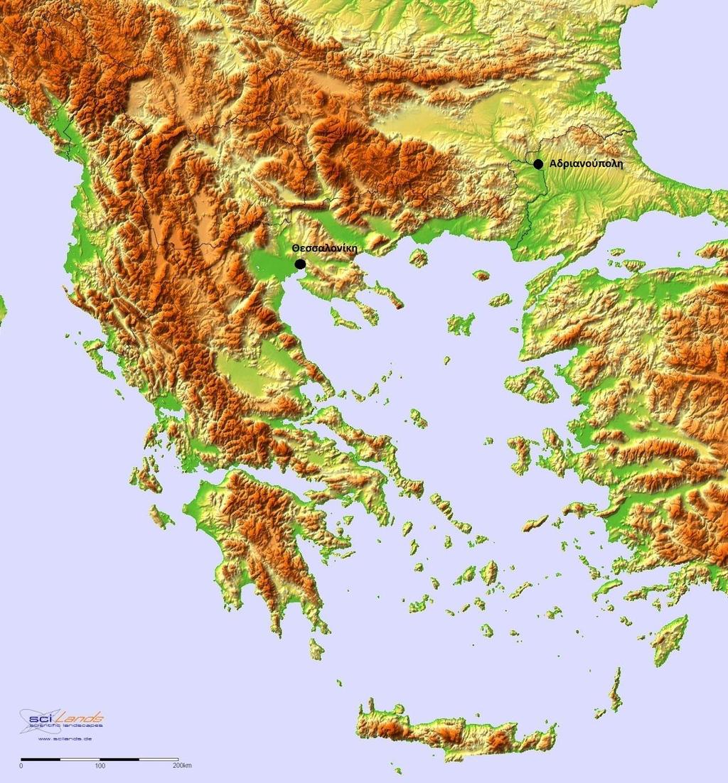 Δύο πολύ σημαντικές πόλεις στη Βαλκανική: Η Θεσσαλονίκη ήταν η σημαντικότερη πόλη στο Βυζάντιο μετά την Κωνσταντινούπολη και η