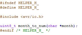 Η συνάρτηση month_to_num ορίζεται στην βοηθητική βιβλιοθήκη «helper.h» και ο κώδικας της βρίσκεται στο αντίστοιχο «helper.c» αρχείο.