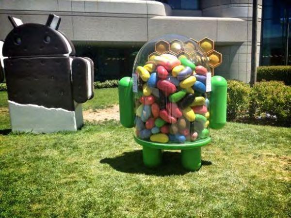 2. Λειτουργικό Android 2.4.8. Android 4.1-4.3 Jelly Bean H εποχή του ονόματος Jelly Bean ξεκινάει στις 9 Ιουλίου 2012 με την έκδοση 4.1. Το ίδιο όνομα γλυκίσματος χρησιμοποιήθηκε σε δύο επιπλέον εκδόσεις, τις 4.