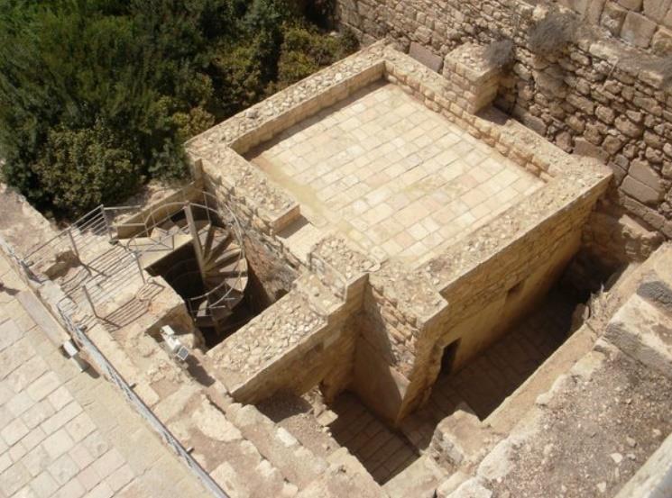 Απλή πέτρινη πρωτοβυζαντινή κατοικία στην Ιερουσαλήμ