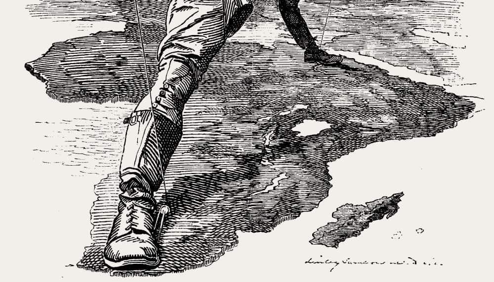 ΙΜΠΕΡΙΑΛΙΣΜΟΣ Καρικατούρα εποχής του Edward Linley Sambourne,