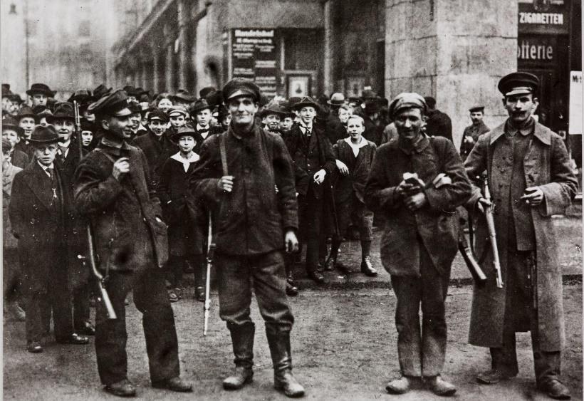 Γερμανοί επαναστάτες τον Νοέμβριο του 1918 στην Κολωνία