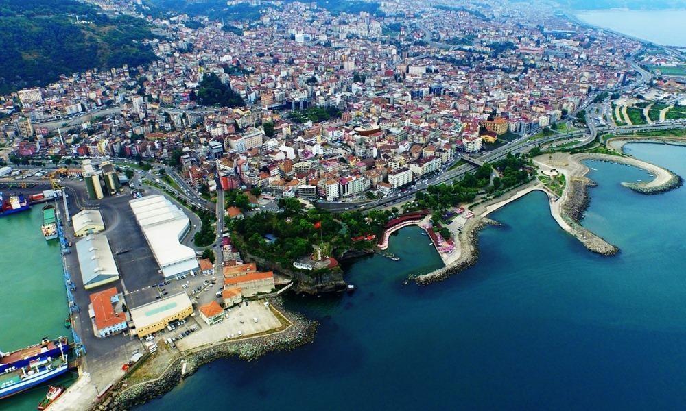 Τραπεζούντα πανοραμική αεροφωτογραφία Στα τουρκικά ονομάζεται σήμερα