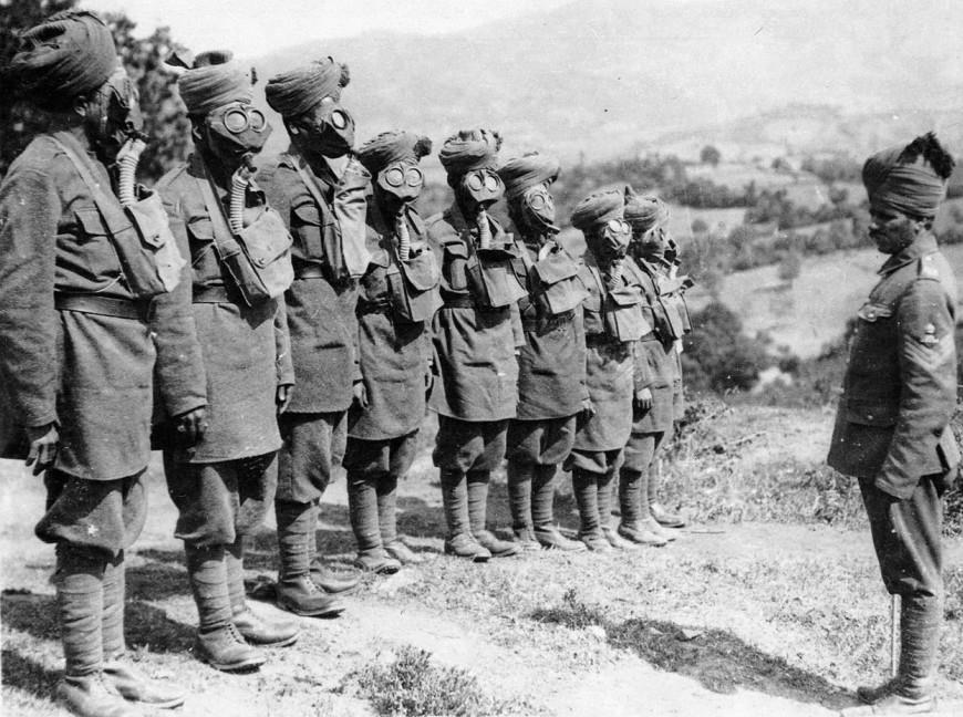 Ινδοί στρατιώτες στο μακεδονικό μέτωπο κατά τον Α Παγκόσμιο