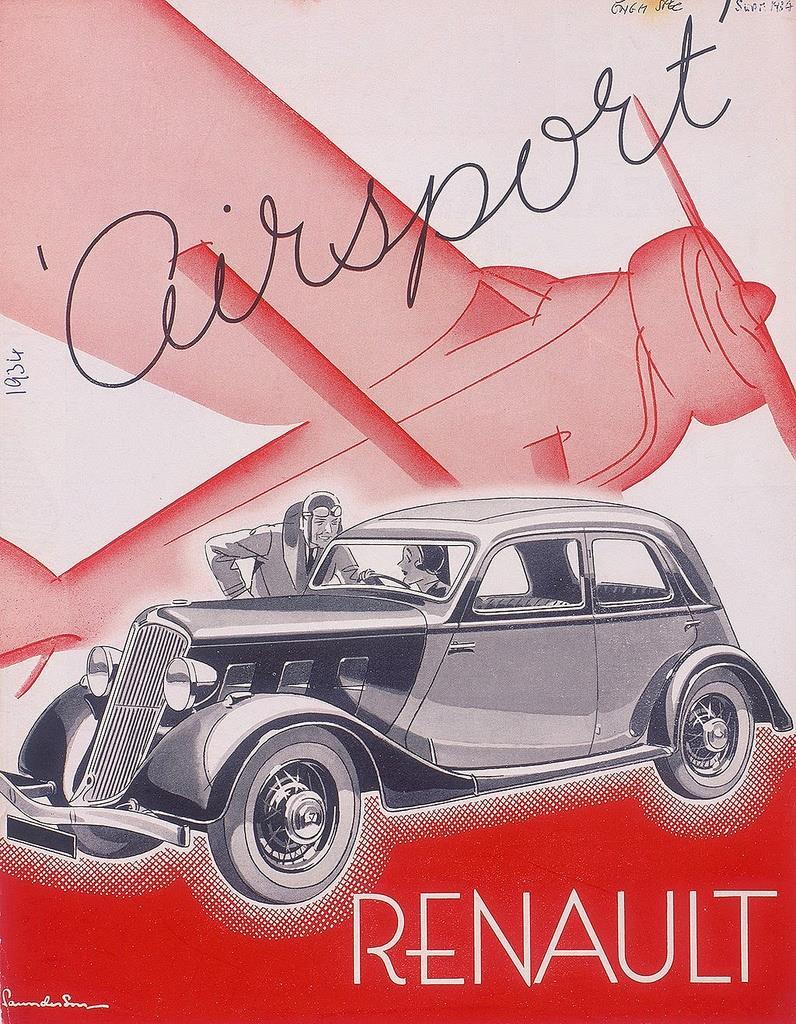 Διαφήμιση της γαλλικής Renault της δεκαετίας του 1920 Πηγή εικόνας: