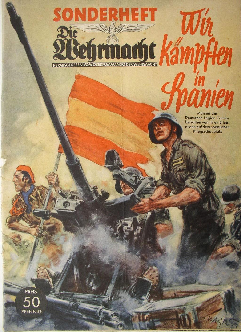 Ειδική έκδοση του περιοδικού του γερμανικού Γενικού Επιτελείου Στρατού με περιγραφές της γερμανικής λεγεώνας Condor που πολεμούσε στο