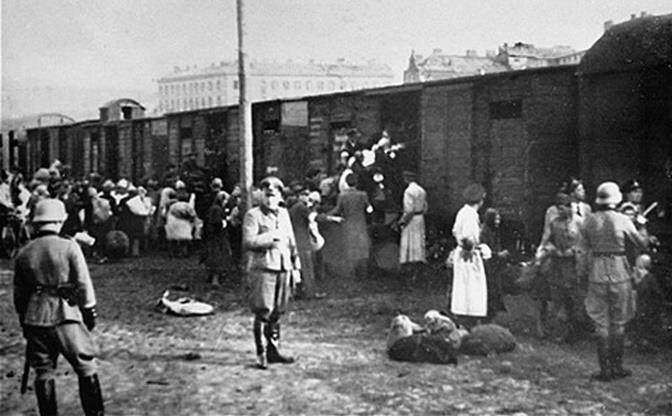Η ναζιστική Γερμανία είχε οργανώσει τον μαζικό εκτοπισμό των Εβραίων της Ευρώπης και την μεταφορά τους σε στρατόπεδα συγκέντρωσης για την θανάτωσή τους.