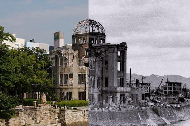 Hiroshima σήμερα και το 1945 Πηγή εικόνας: https://www.mirror.co.