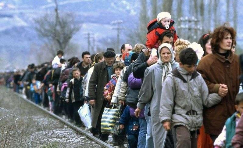 Πάνω από 1 εκατομμύριο πρόσφυγες και μετανάστες από την πρώην Γιουγκοσλαβία εγκατέλειψαν τις εστίες τους.