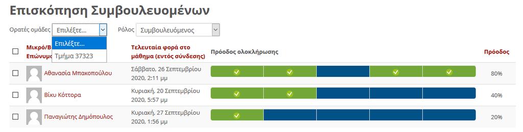 περιβάλλοντος διεπαφής.