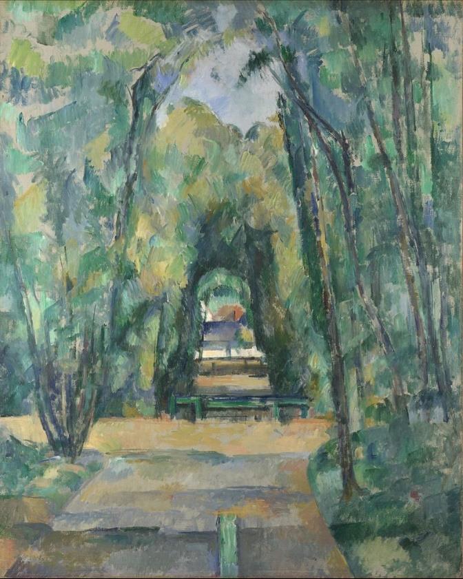 Cézanne, Allée à Chantilly, 1888, Ψηφιακή εικόνα, Πηγή: