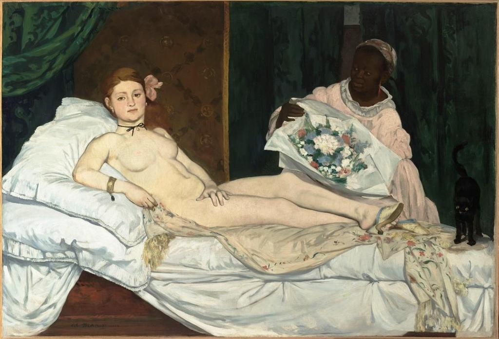 Εικ.23 Édouard Manet, Olympia, 1863, 190 x 130.