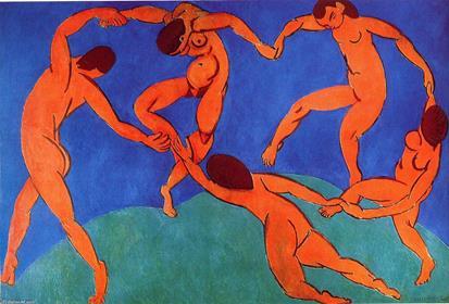 6 x Henri Matisse, La danse, 1910, 391 x 260 cm, 186.
