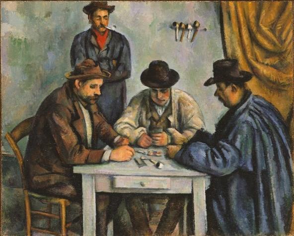 32 Paul Cézanne, Les joueurs de cartes(1), 1990-92,