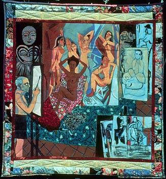 Εικ.47 Faith Ringgold, Picasso's studio, The French Collection