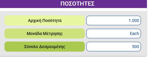 Η πλήρης οθόνη με μία ματιά (2) Είναι η ΑΡΧΙΚΗ, ΣΥΝΟΛΙΚΑ ΔΙΑΘΕΣΙΜΗ ΠΟΣΟΤΗΤΑ της δημοπρασίας Η μονάδα μέτρησης της ποσότητας της δημοπρασίας Είναι το άθροισμα όλων των δεσμευμένων ποσοτήτων,