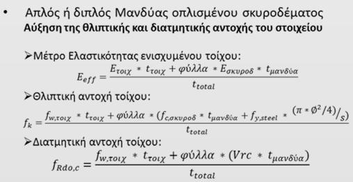 γεγονός που βελτιώνει τη σεισμική της συμπεριφορά και συμβάλλει στην καλύτερη κατανομή της έντασης.