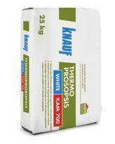 Εφαρμόζεται μετά τη στρώση του Knauf THERMOPROSOPSIS MULTI-KAM 700 ως τελικό επίχρισμα πριν τη βαφή.