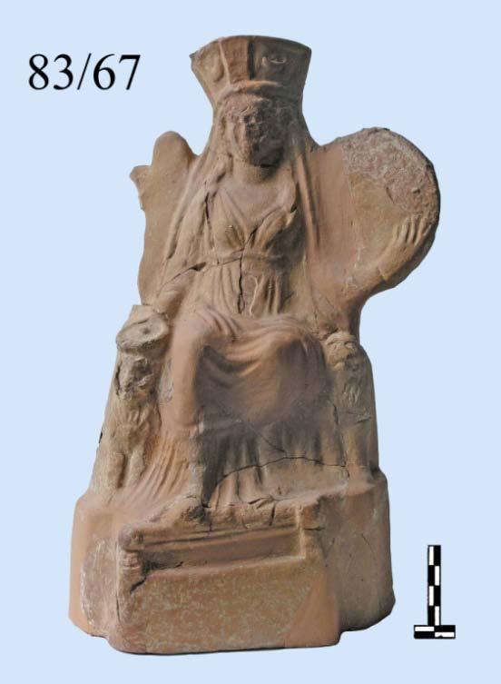 ΠΙΝΑΚΑΣ 5 5.α. Ειδώλιο ένθρονης θεάς.