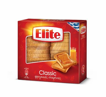 Elite Η Elite είναι ένα από τα πιο αναγνωρίσιμα σήματα στην συνείδηση του Έλληνα καταναλωτή.