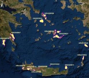 Κρήτης, Υπουργείο Γεωργίας, Αγροτικής Ανάπτυξης και Περιβάλλοντος Κύπρου Τμήμα Δασών (ΤΔ Κύπρου), Υπουργείο Εσωτερικών Κύπρου Υπηρεσία Θήρας και Πανίδας (ΥΘΠ Κύπρου), Ελληνική