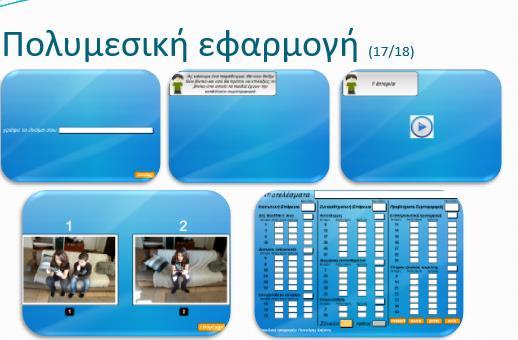 Εικόνα 5.4.1: Πολυμεσική εφαρμογή.