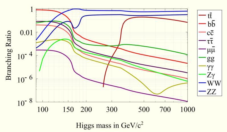 Gluon Fusion: This process has the dominant contribution at the LHC, since it has a cross section approximately 10 times larger than any other process.