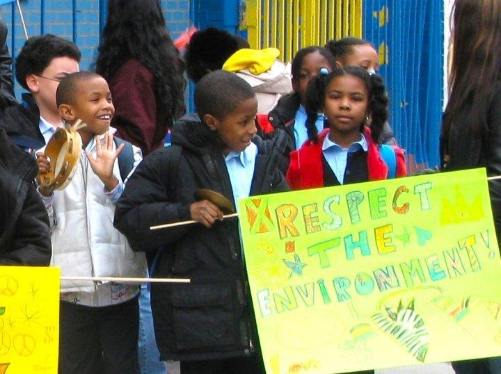 Peace First Peace Games Children demonstrating for the