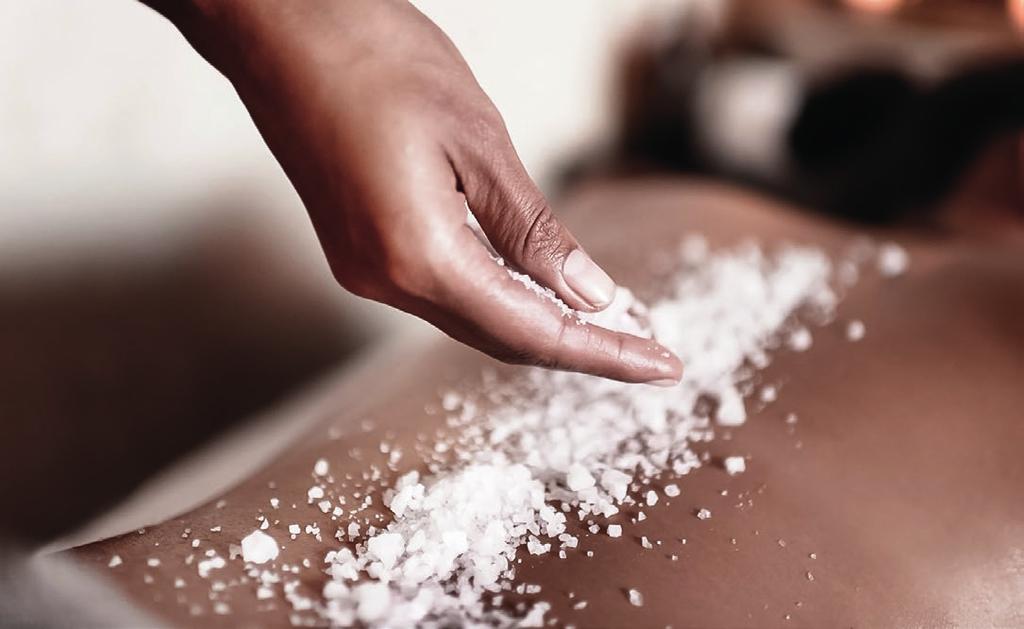 Scrubs We offer a range of full body exfoliation treatments lush in captivating aromas of your choice. Delicate crystals softly remove dead skin cells, while promoting body circulation.