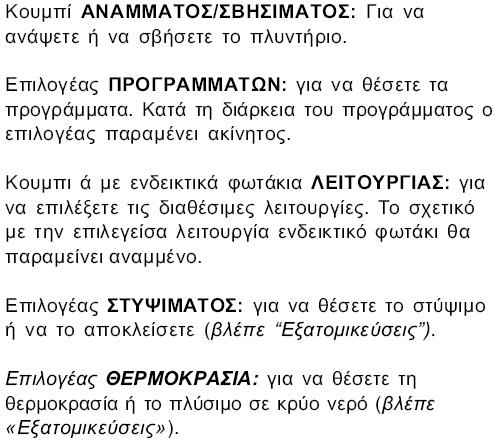 Περιγραφή της συσκευής