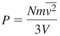 V N mv A F p x z y x z y x v v v v v v v v Αφού η v δεν είναι η ίδια για κάθε μόριο, παίρνουμε τη μέση τιμή: