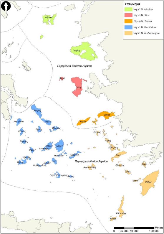 χόμα. Περιοχό εφαρμογόσ (37 νηςιϊ) 1.6. ημαντικϊ χωροταξικϊ ζητόματα Κατϊθεςη προτϊςεων από το Ενεργειακό Γραφεύο Αιγαύου 1.6.1. Αποςαφήνιςη και εξειδίκευςη του καθεςτώτοσ χ ροθέτηςησ τ ν ΑΠΕ και ειδικά τ ν αιολικών Αν και τα ε ργα Α.