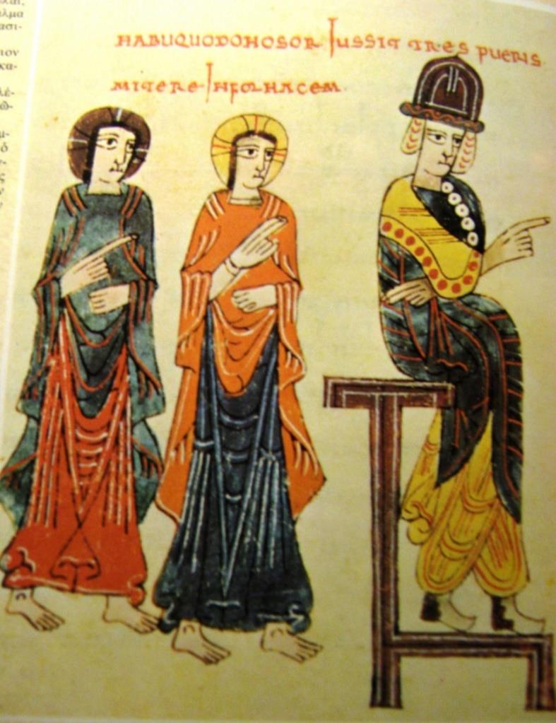 Σε χειρόγραφο του 10 ου αιώνα μ.χ. «Comentario el Apocalipsis» του Beato de Liebana στη Γένοβα, συναντάμε δυο μικρογραφίες.