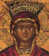 17) Η απεικόνιση της Θεοτόκου ως βασίλισσας των ουρανών είναι γνωστή από τους πρώτους