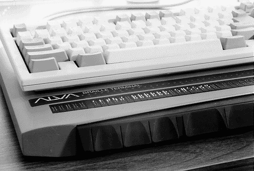 Τερµατικά ALVA BRAILLE Τα τερµατικά Braille ALVA Braille είναι ηλεκτρονικές οθόνες Braille για χρήση µε Windows 95, Windows 3.1, Windows NT, MS DOS, IBM OS/2, και υπολογιστές Unix.