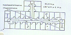 β) 75 άτοµα για τις κατακόρυφες οδεύσεις (σκάλες ράµπες) Το ελάχιστο επιτρεπόµενο πλάτος των οδεύσεων διαφυγής ορίζεται σε 0,90 του µέτρου.