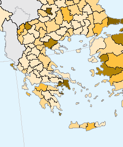 Αναφορικά µε τη µετανάστευση σε επίπεδο NUTS 3, στην ΠΕ Αχαϊας υπάρχει εισροή πληθυσµού (+ 2,7%), ενώ στις ΠΕ Αιτ/νίας και Ηλείας εµφανίζεται εκροή πληθυσµού (-0,3% και -0,4% αντίστοιχα) 3, ενώ σε