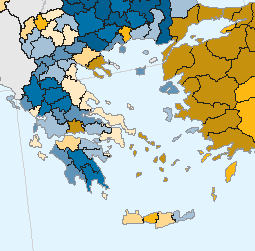 πηγή Eurostat 10: Καθαρή µετανάστευση, ανά περιφέρεια NUTS 3, 2010 (ανά 1 000