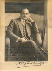 80-100 1414 ΠΛΑΣΤΗΡΑΣ ΝΙΚΟΛΑΟΣ (1883-1953) φωτογραφία με αφιέρωση στον