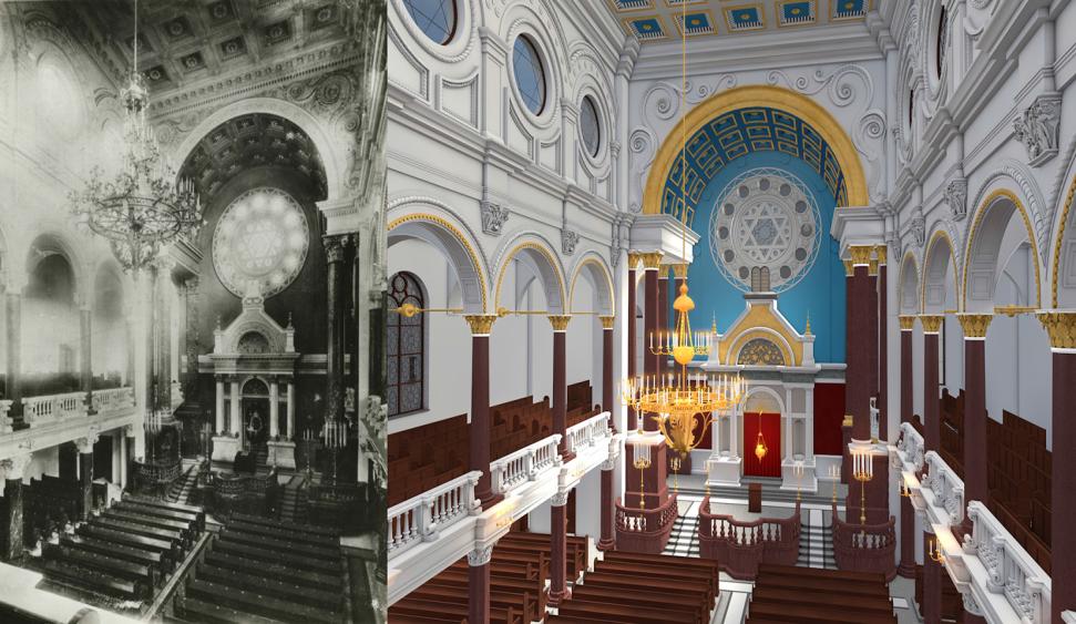 Appendix Figure 2.15 : Visualization of assumptions. Figure 2.16: Comparison between historical photograph and interior rendering.