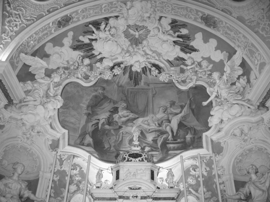 During the period of Carloni s works on the church, that lasted almost fifty years, the apse was rebuilt and made bigger (Figure 3.