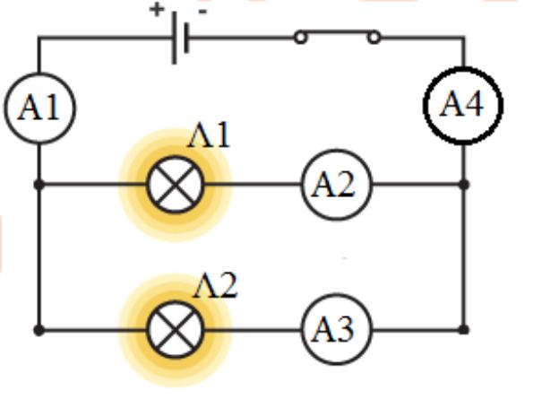 Η συνδεσμολογία είναι συνδεδεμένη με πηγή ηλεκτρεγερτικής δύναμης Ε και αμελητέας εσωτερικής αντίστασης r. Α) Να σχεδιάσετε το κύκλωμα που περιγράφεται παραπάνω.
