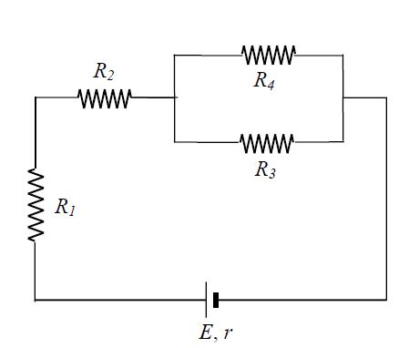 Δ2) Να υπολογίσετε την ένταση του ηλεκτρικού ρεύματος που διαρρέει τη πηγή. Δ3) Να υπολογίσετε τη διαφορά δυναμικού στα άκρα του αντιστάτη R 2 και τη διαφορά δυναμικού στα άκρα του αντιστάτη R 3.