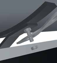 Moly plugs - screw nuts To assemble the support base follow the same assembly procedures, mentioned on pages 6 and 7 (for flat or sloping surfaces).